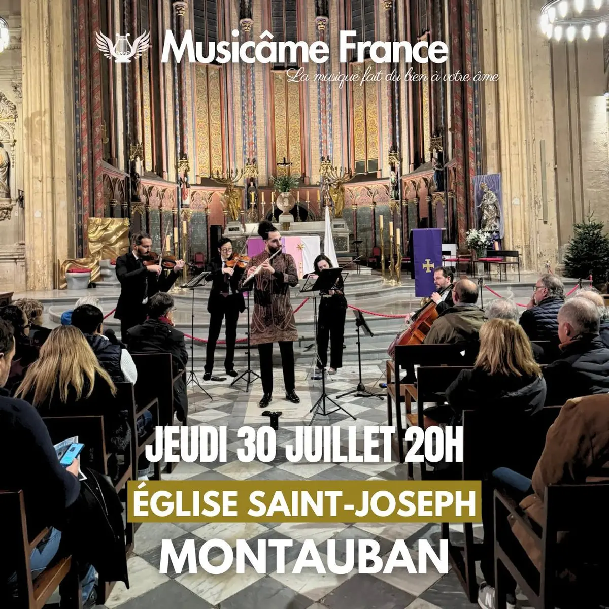 Concert à Montauban : Ravel, Debussy, Cantemir, Mozart, Bach, Piazzolla, Vivaldi