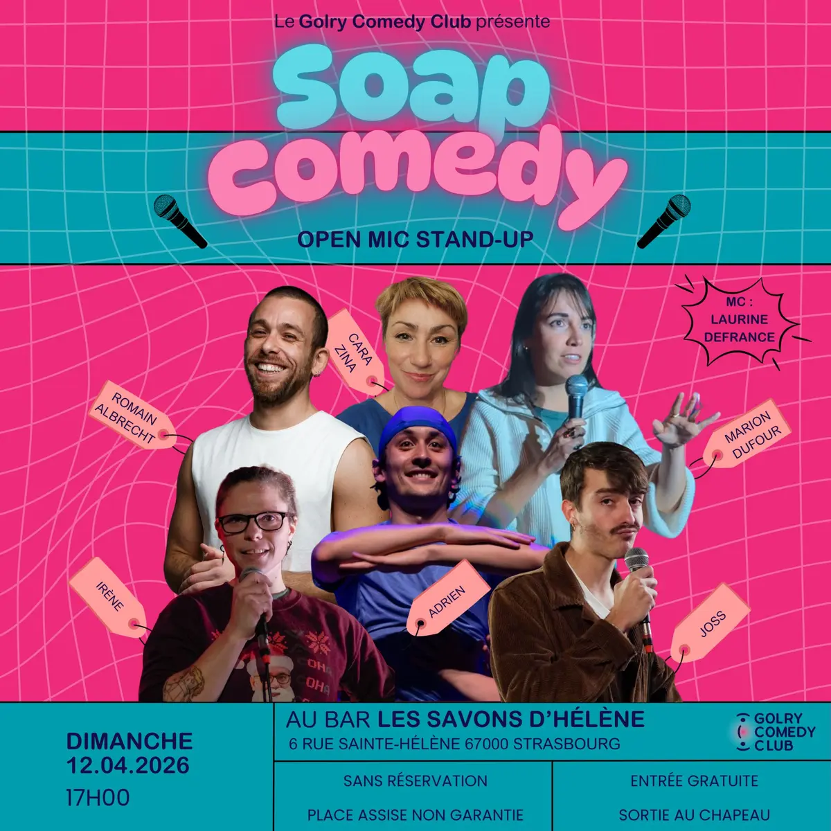 Stand-up : Soap Comedy #68 aux Savons d'Hélène