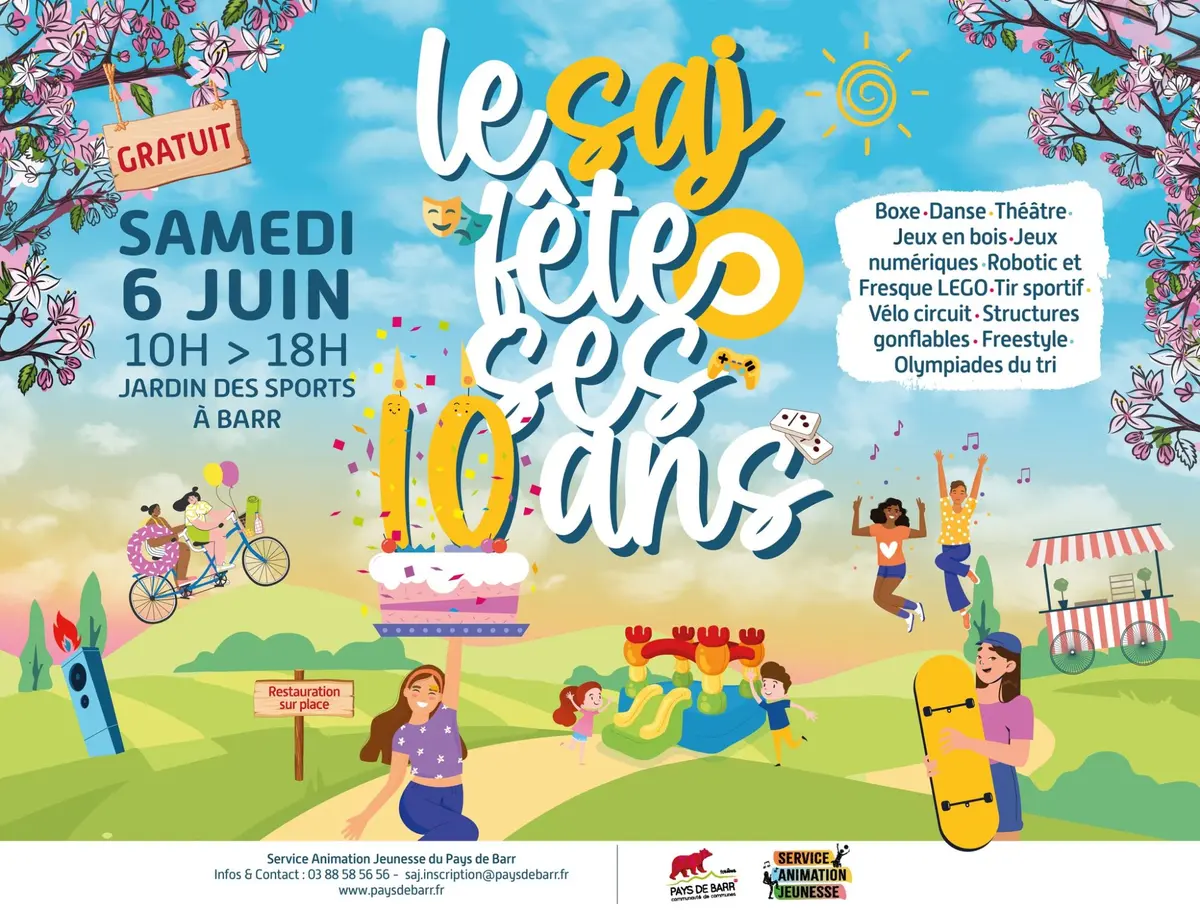 [Enfance Jeunesse | Le SAJ fête ses 10 ans] 