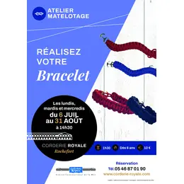 Atelier Matelotage - Bracelet (noeuds marins)