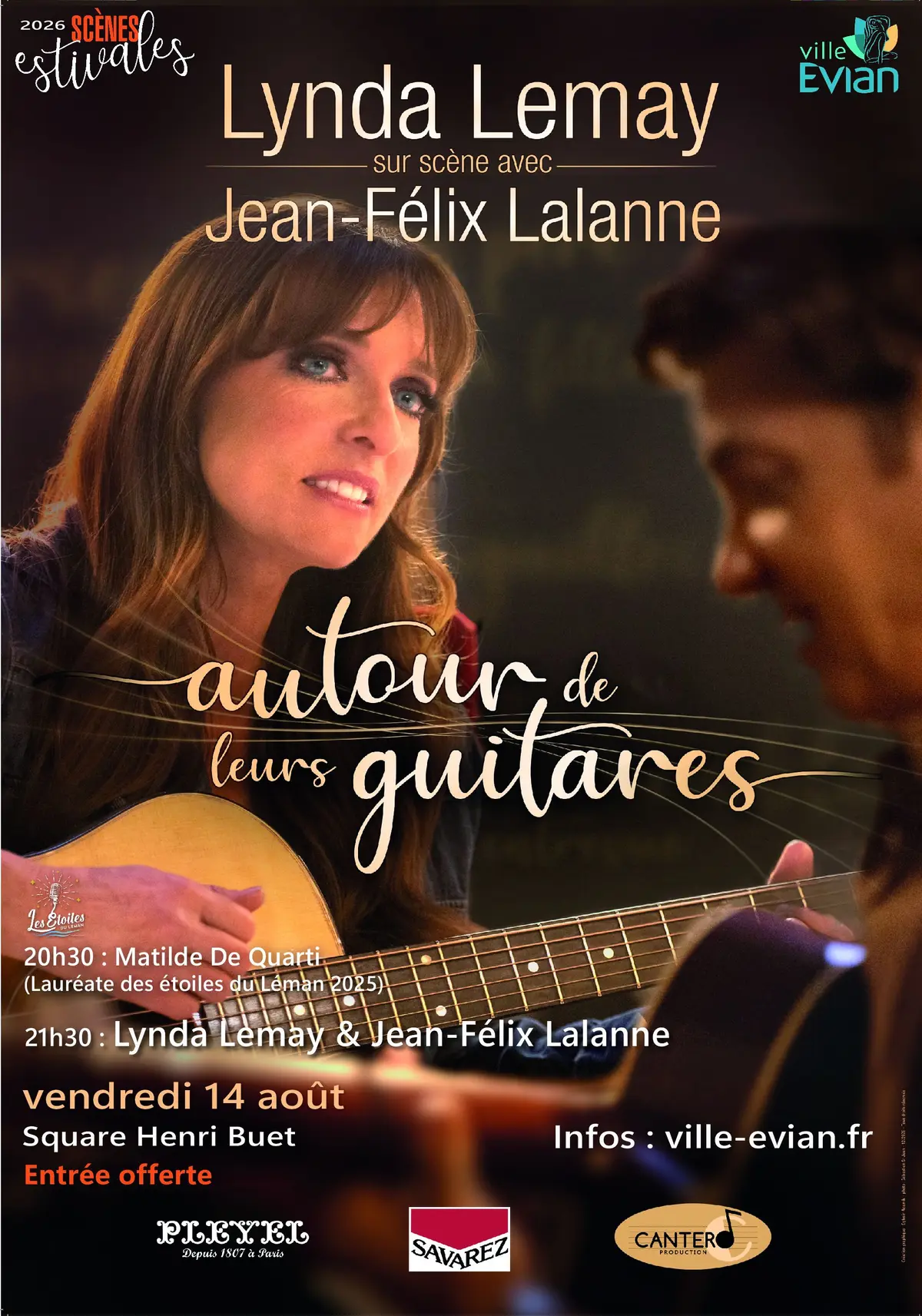 Lynda Lemay & Jean-Félix Lalanne en concert + Matilde De Quarti en 1ère partie