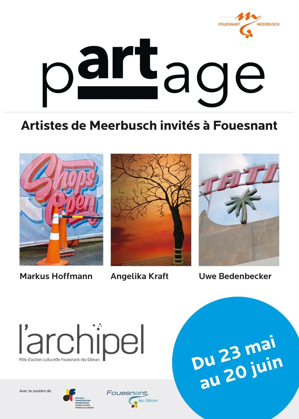 Exposition partage, artistes de Meerbusch invités à Fouesnant