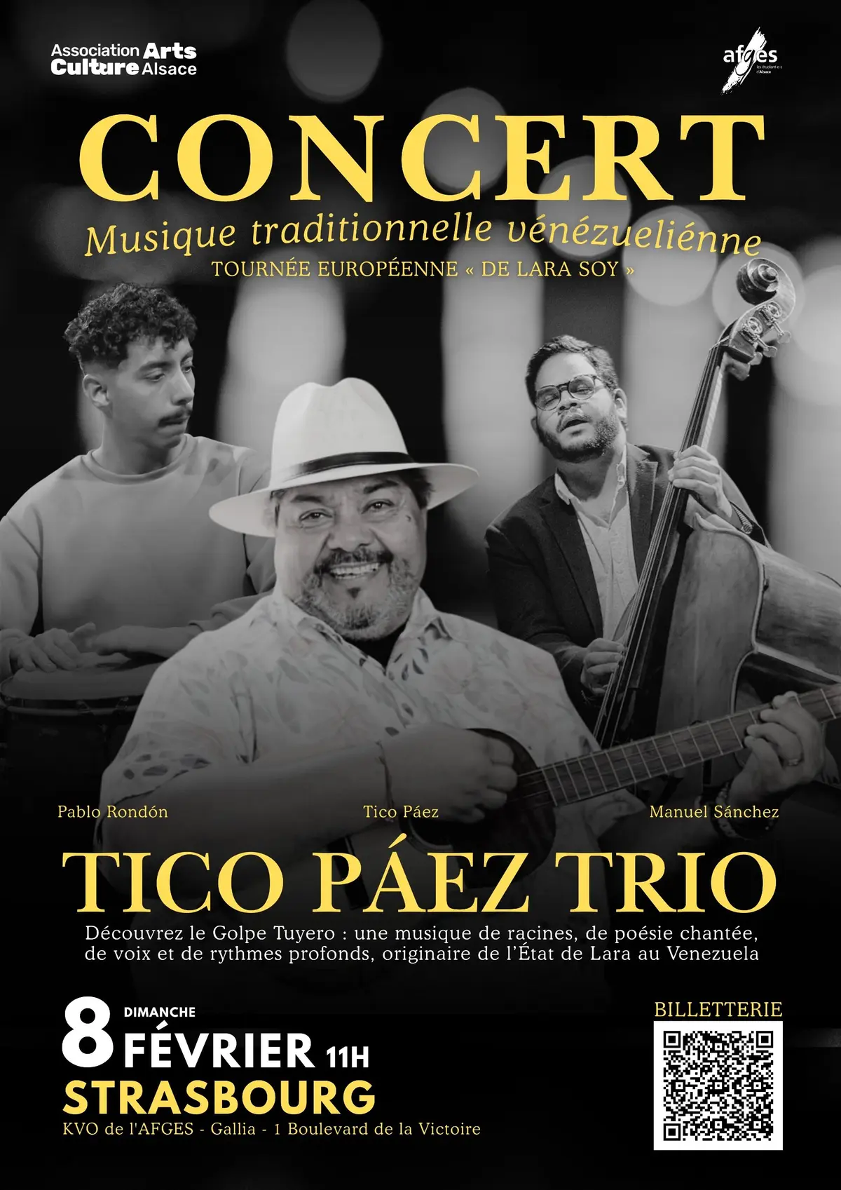 Tico Páez Trio – Musiques traditionnelles du Venezuela