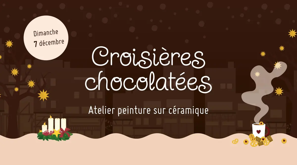 Croisières chocolatées : atelier peinture sur céramique 