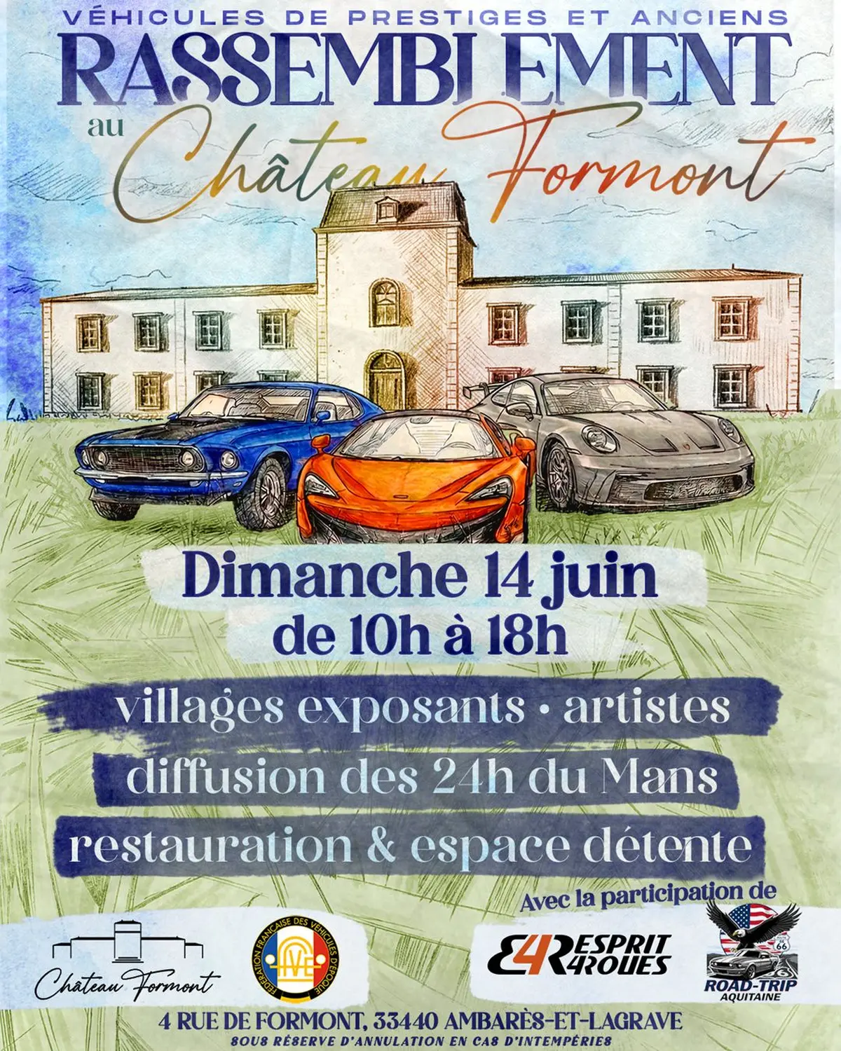 Rassemblement véhicules de prestige