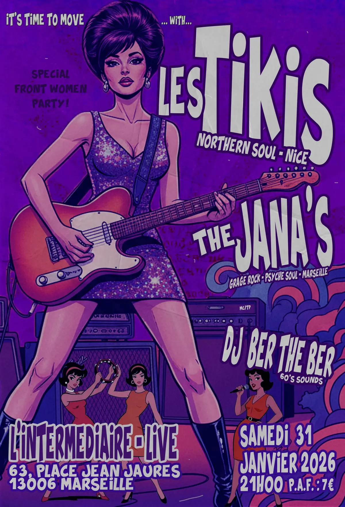 les chanteuses au pouvoir - TIKIS et The JANA'S +DJ BER THE BER