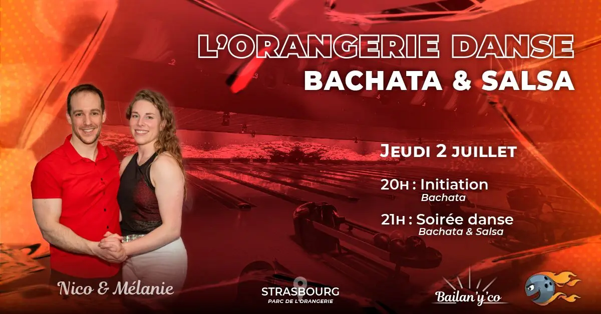 Soirée Bachata & Salsa au Bowling de l'Orangerie
