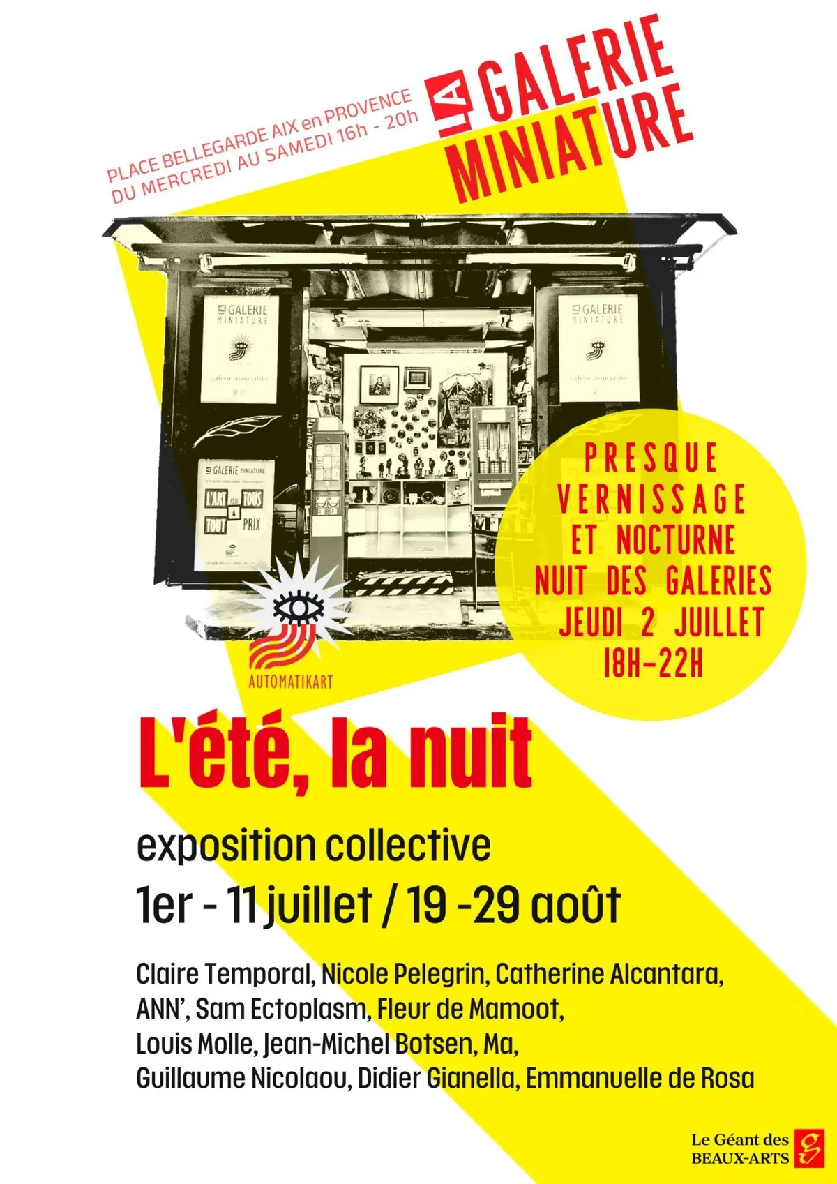 L'été, la nuit - exposition collective