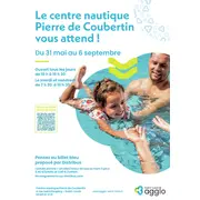 Ouverture du centre nautique Pierre de Coubertin à Saint-Louis 