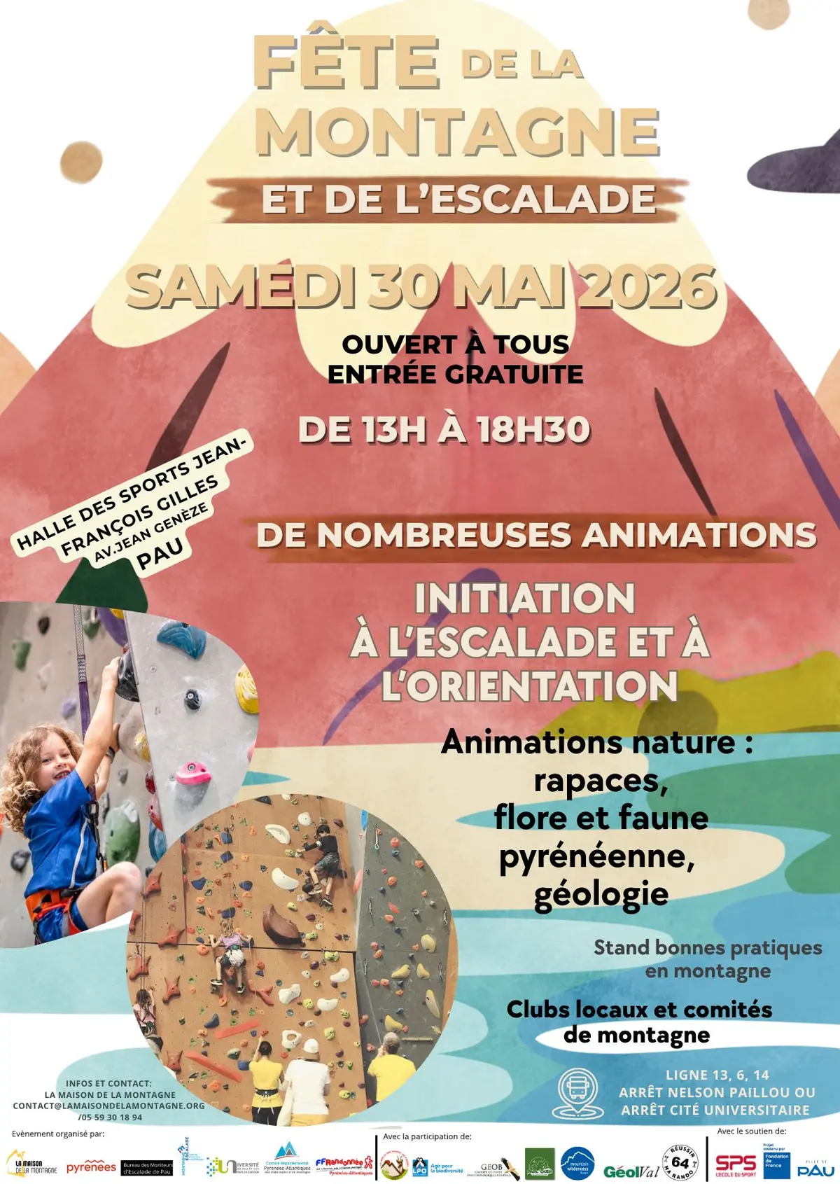 La fête (faites) de la montagne et de l'escalade