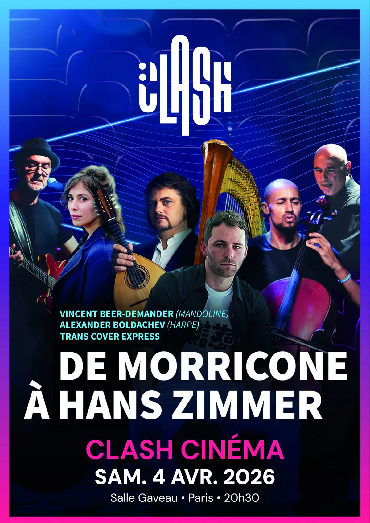 Concert CLASH #Cinéma « de Morricone à Hans Zimmer »