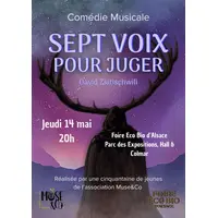Comédie musicale : Sept voix pour juger &copy; Estevan Pfrimmer, Alexandre Deffernez, David Zkitischwili, Louka Bousquet