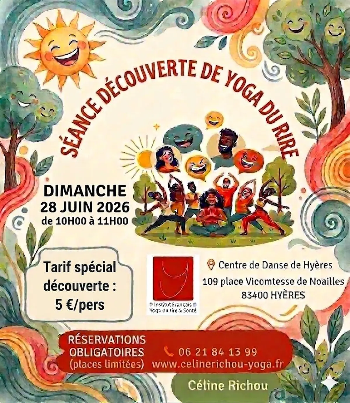 Séance de Yoga du rire