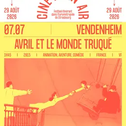 Ciné Plein Air ! - Avril et le Monde Truqué