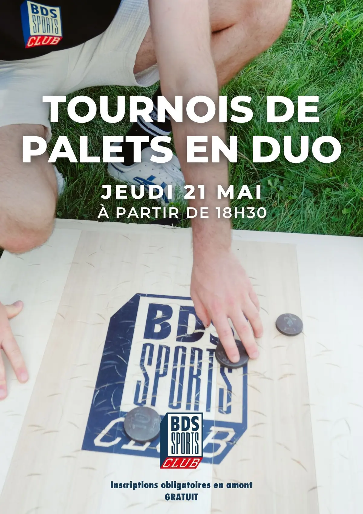 BDS LAVAL | Tournoi de palets XXL en duo animé par David Jeux - INÉDIT