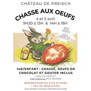 Grande CHASSE aux OEUFS dans le parc du Château