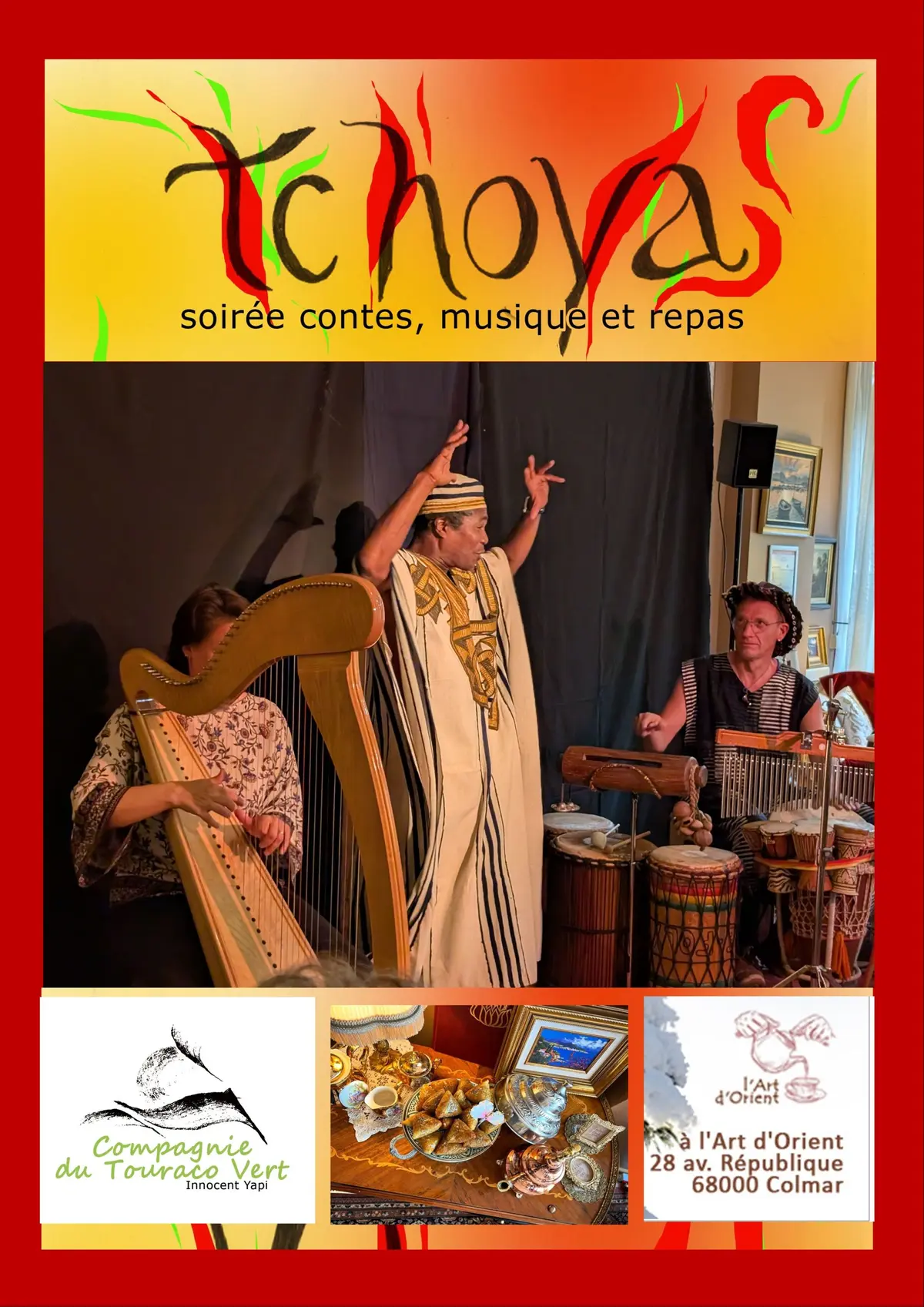 Tchoya, soirée contes, musique et repas