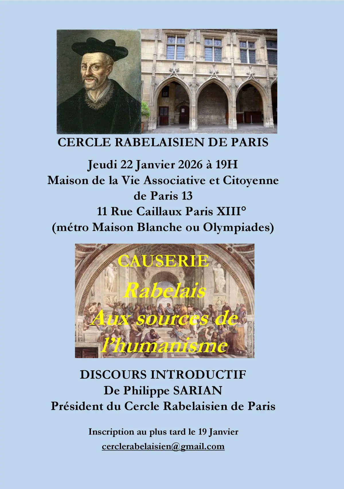 Les causeries rabelaisiennes