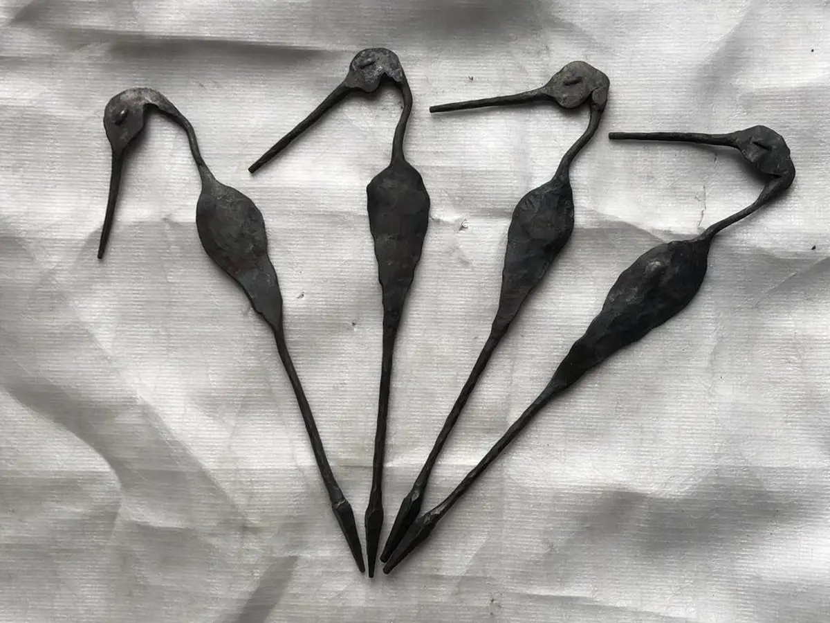 Atelier- Cigogneau en fer forgé