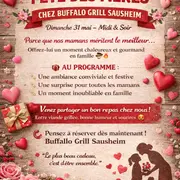 Fête des Mères 2026 à Sausheim : un moment unique en famille au Buffalo Grill