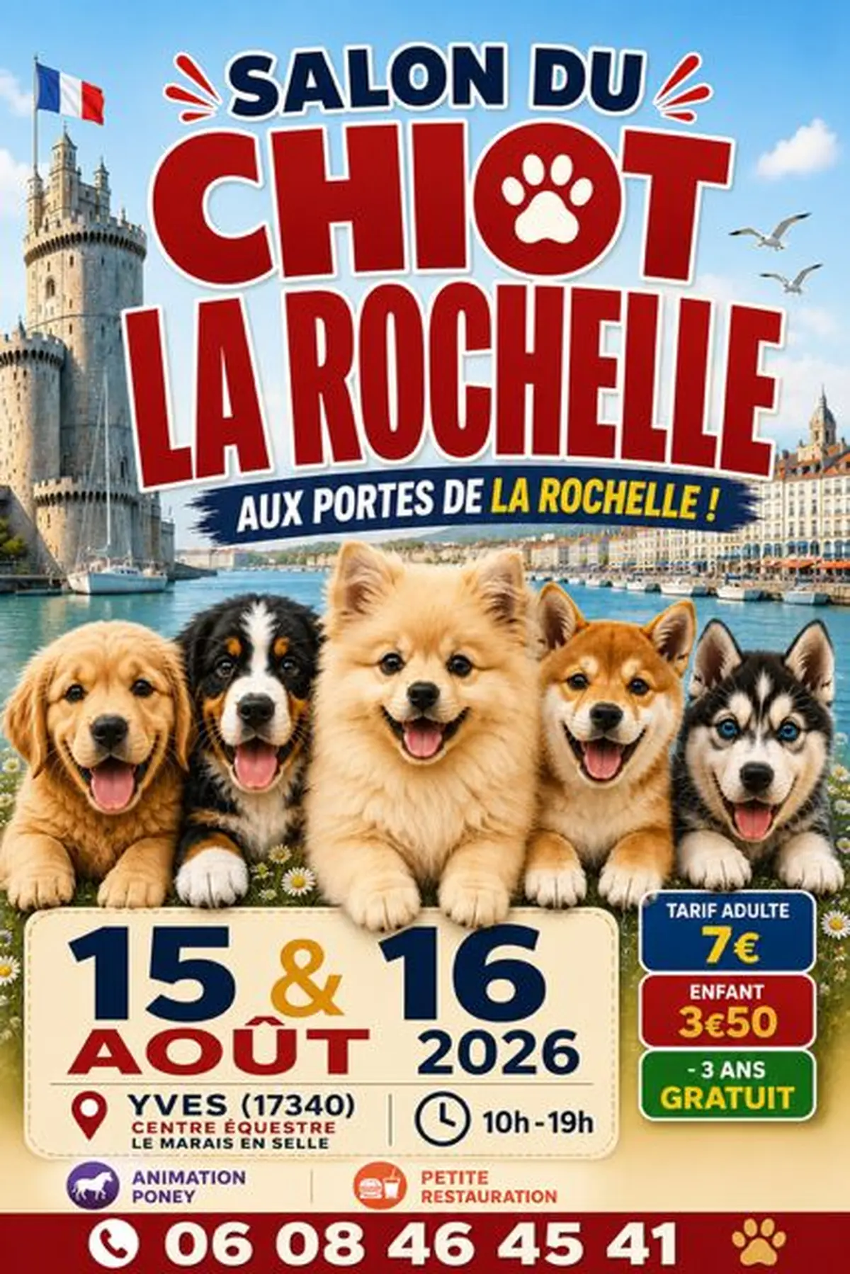 Salon du chiot à La Rochelle
