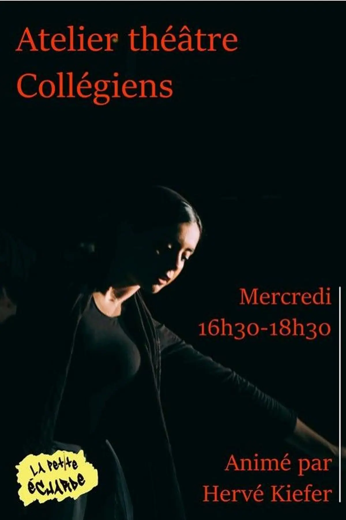 Atelier théâtre Collégiens 11-15 ans à La Petite Echarde de Didenheim