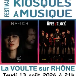 Festival Kiosques à Musique, Concerts : INA ICH – APES O'CLOCK