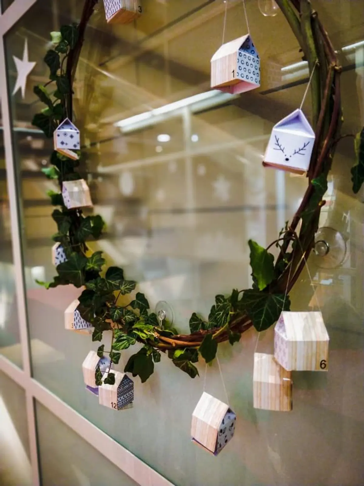 Atelier de Noël : Couronne calendrier de l’Avent en duo 