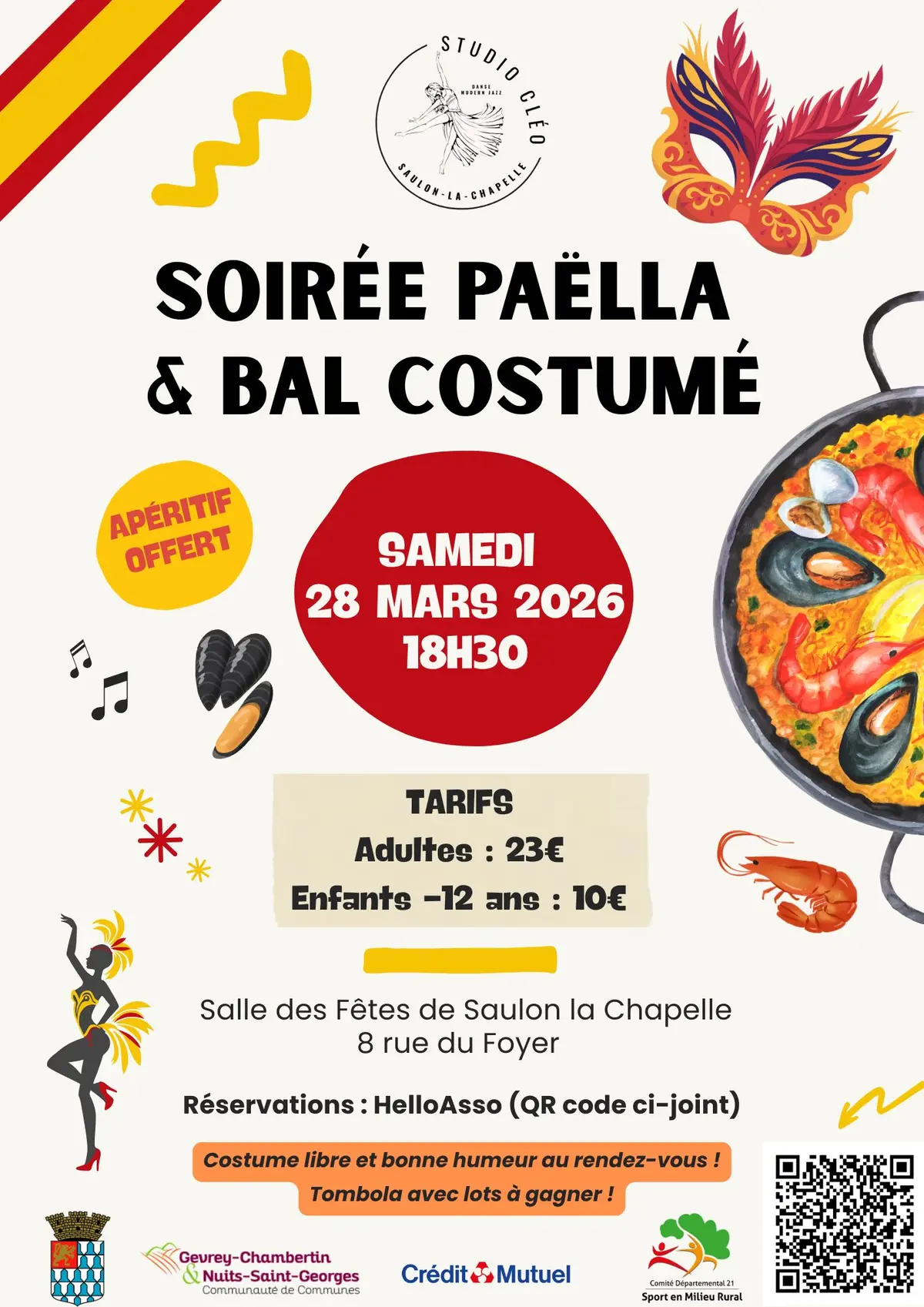 Soirée paëlla & bal costumé
