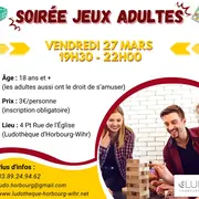 Soirée Jeux Adultes