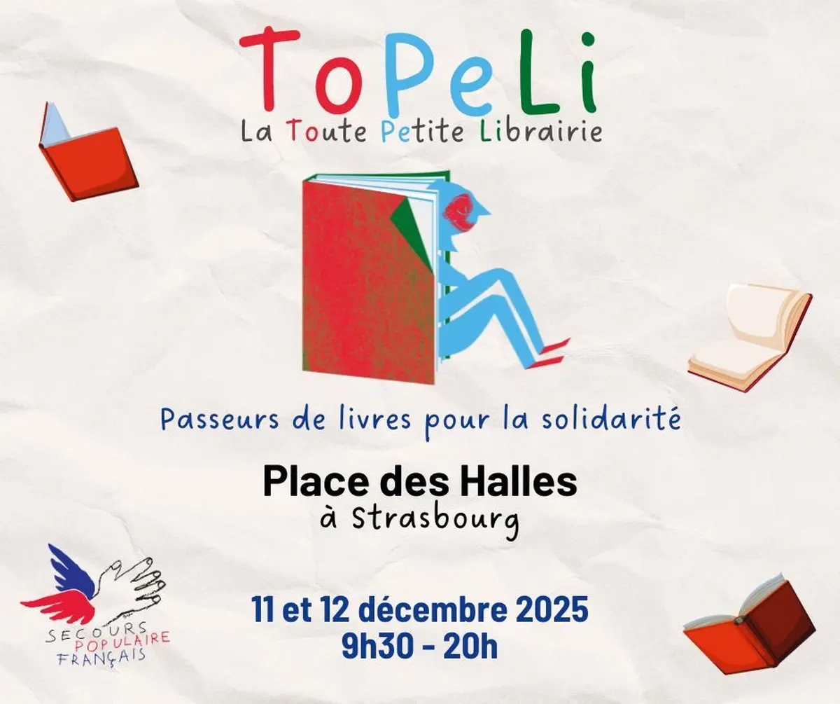 Vente solidaire de livres du Secours populaire
