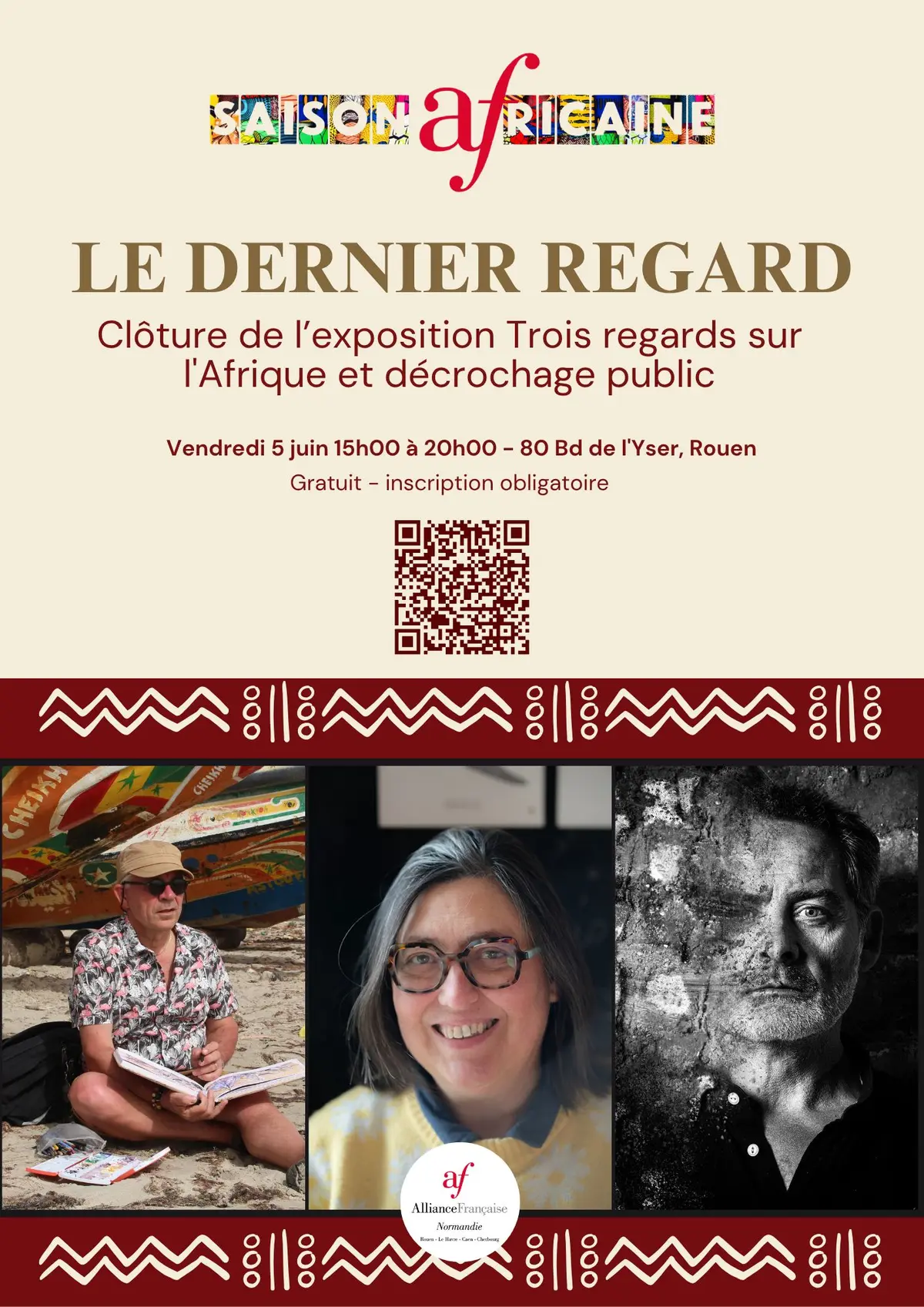 Le dernier regard : clôture de l’exposition Trois regards sur l'Afrique 
