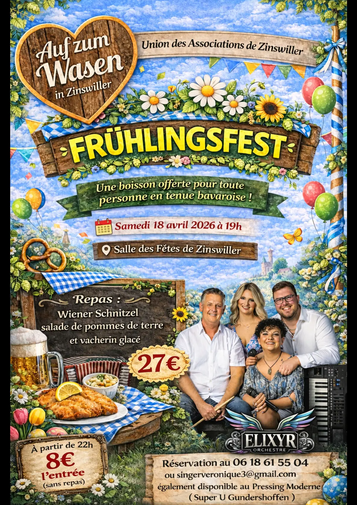 Frühlinbgsfest - Auf Zum Wasen in Zinswiller -