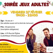 Soirée jeux Adultes