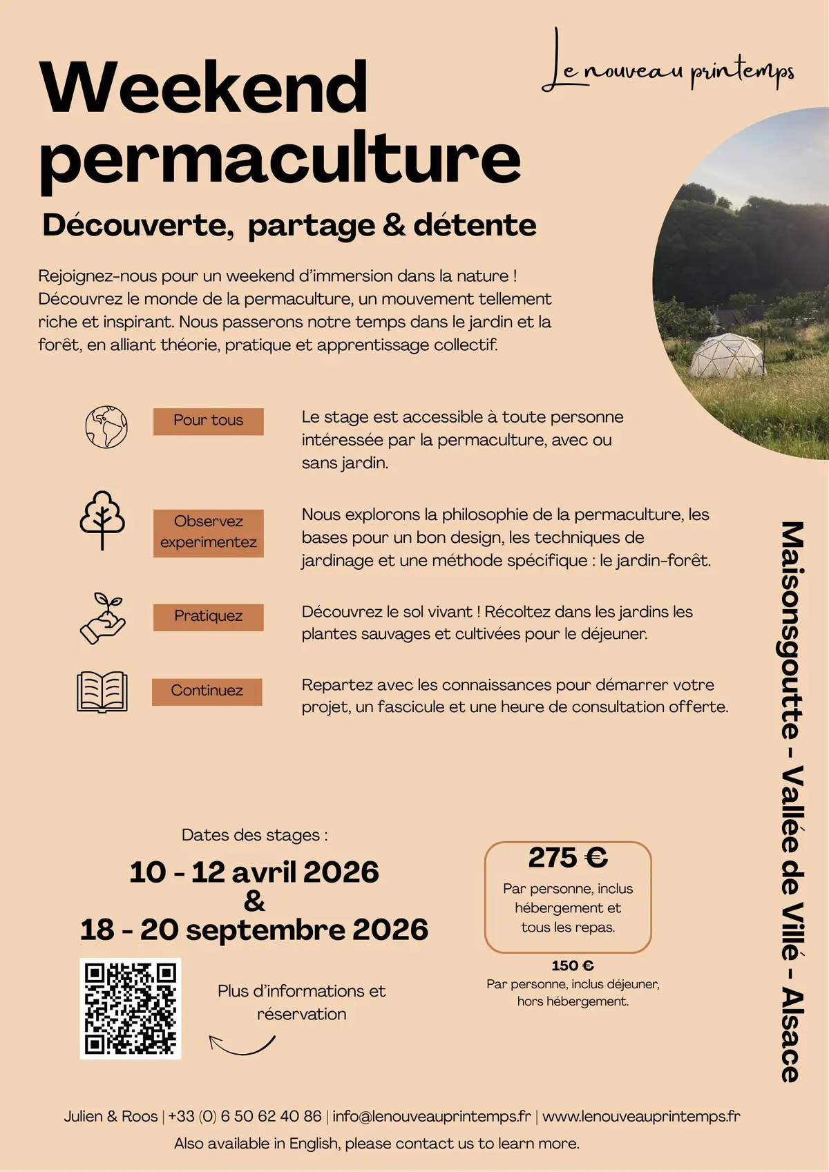 Stage weekend permaculture