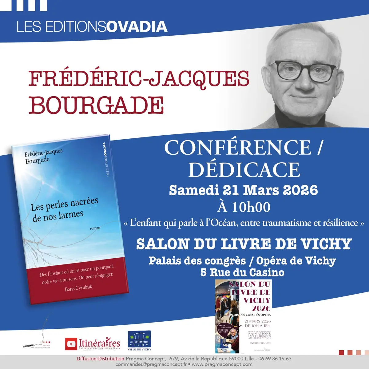 Conférence dédicace Les perles nacrées de nos larmes Ed.Ovadia