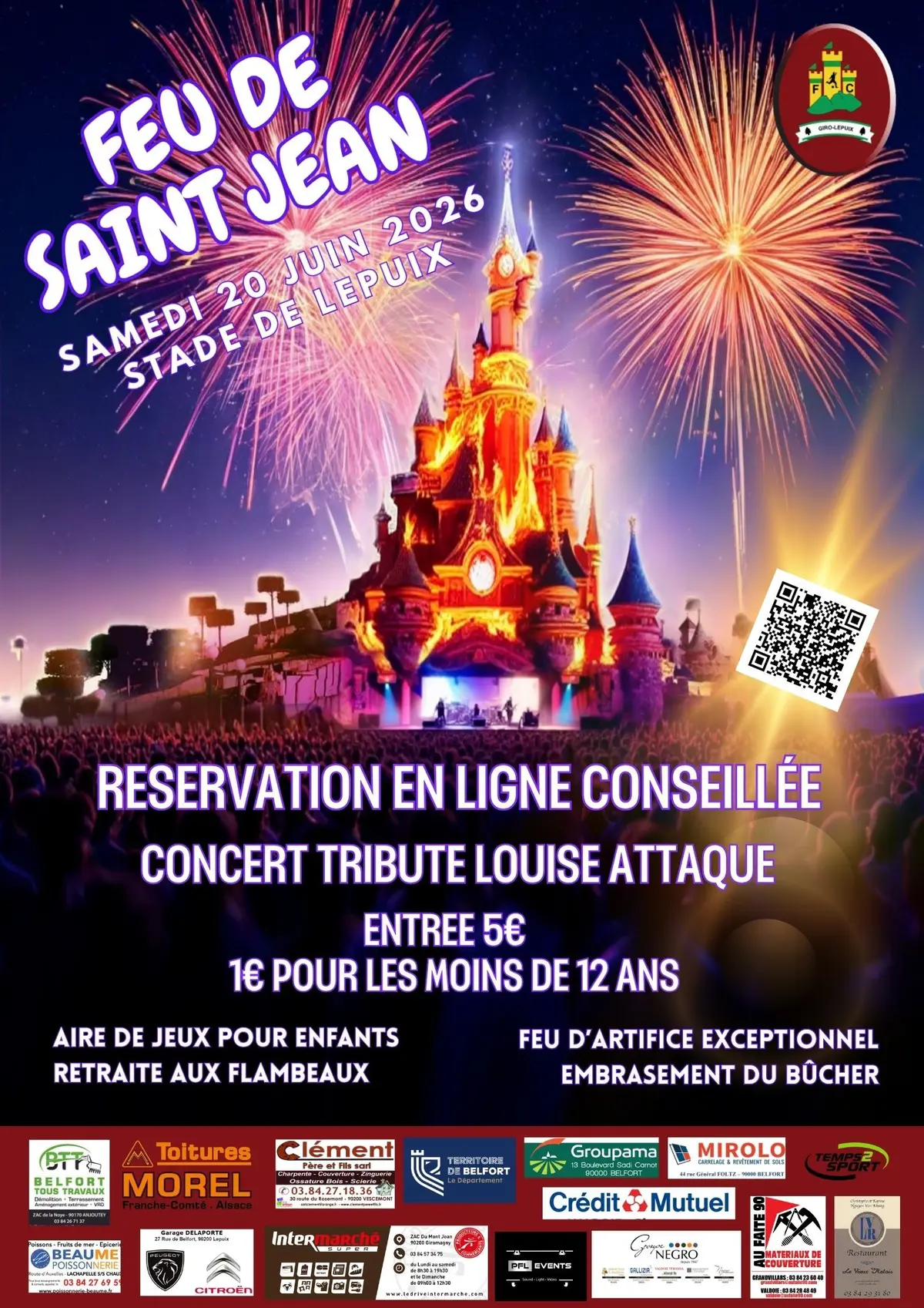 Feu de la Saint Jean Lepuix 2026