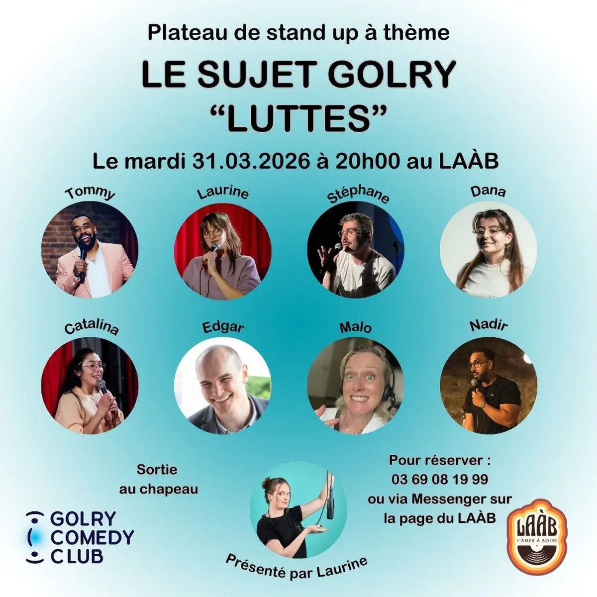 Stand-up : Le Sujet Golry Luttes