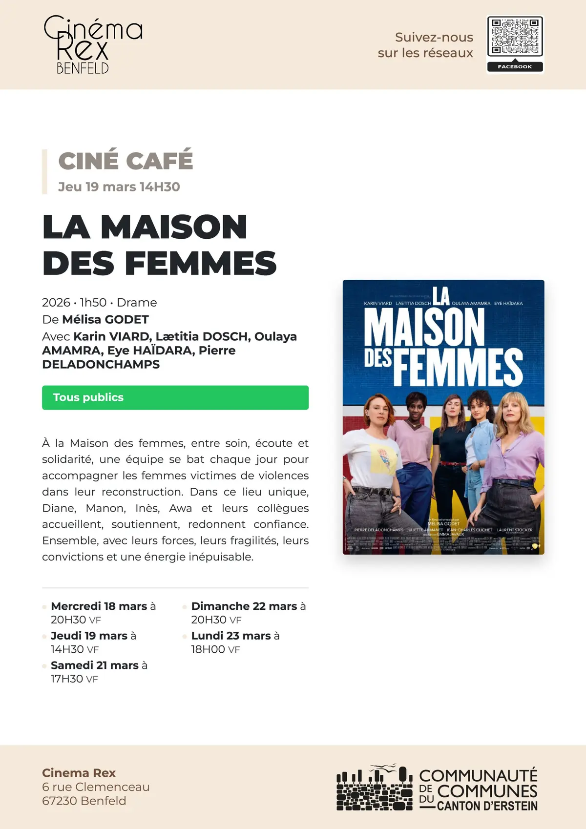 [Cinéma] Ciné Café : La maison des femmes