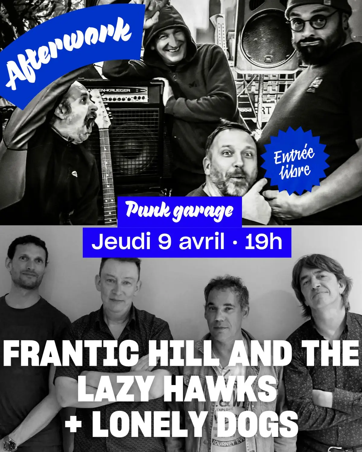 Afterwork - Frantic Hill AND The Lazy Hawks + Lonely Dogs