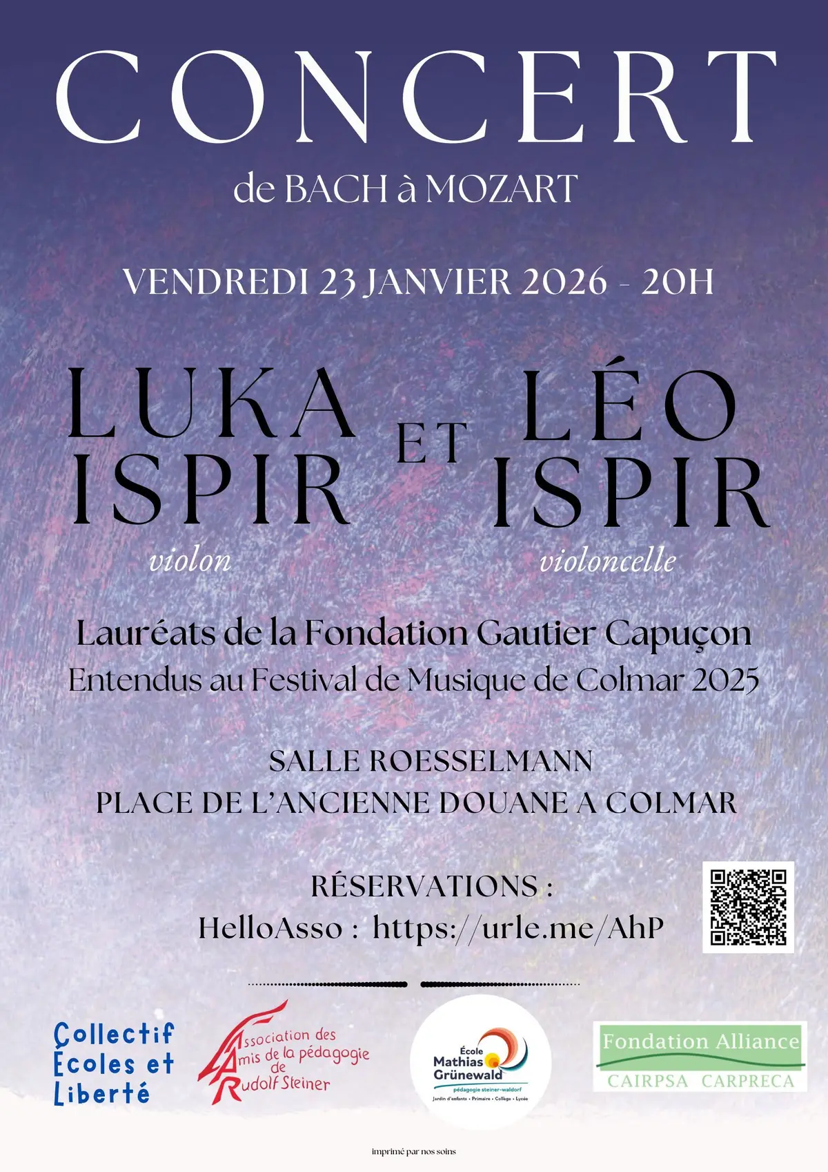 Concert de Léo et Luka ISPIR