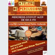 Ateliers percussions