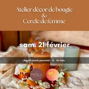 Atelier décor de bougie & cercle de femme