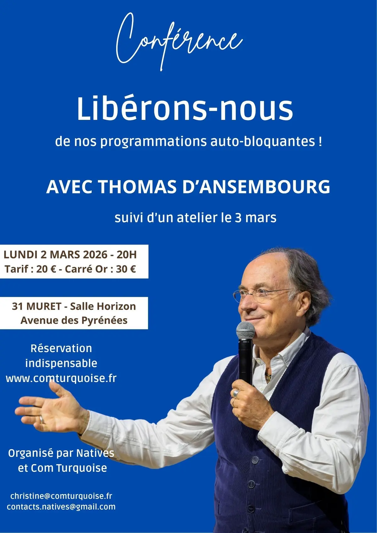 Conférence - Thomas d'Ansembourg