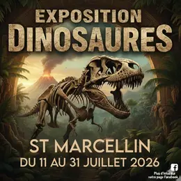 Exposition dinosaures à Saint Marcellin Chatte 38160 