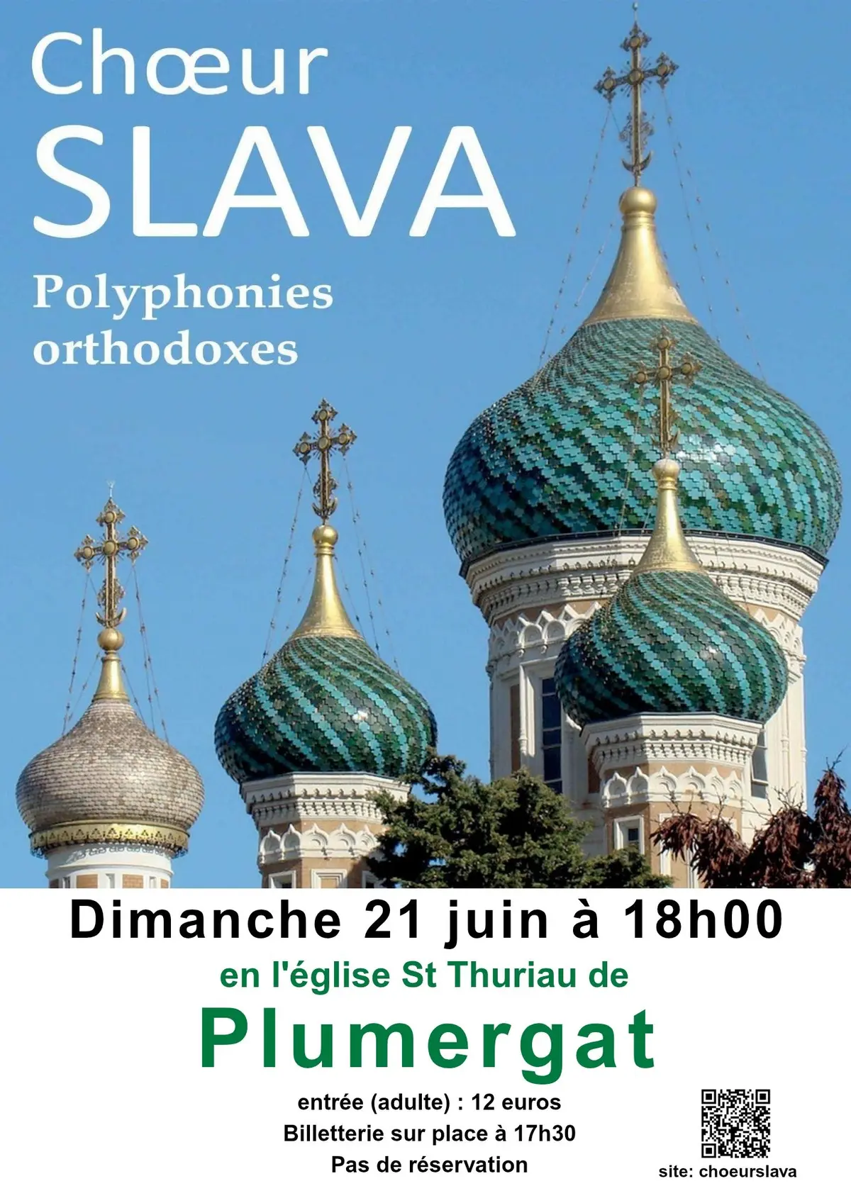 concert de polyphonies orthodoxes par le choeur SLAVA