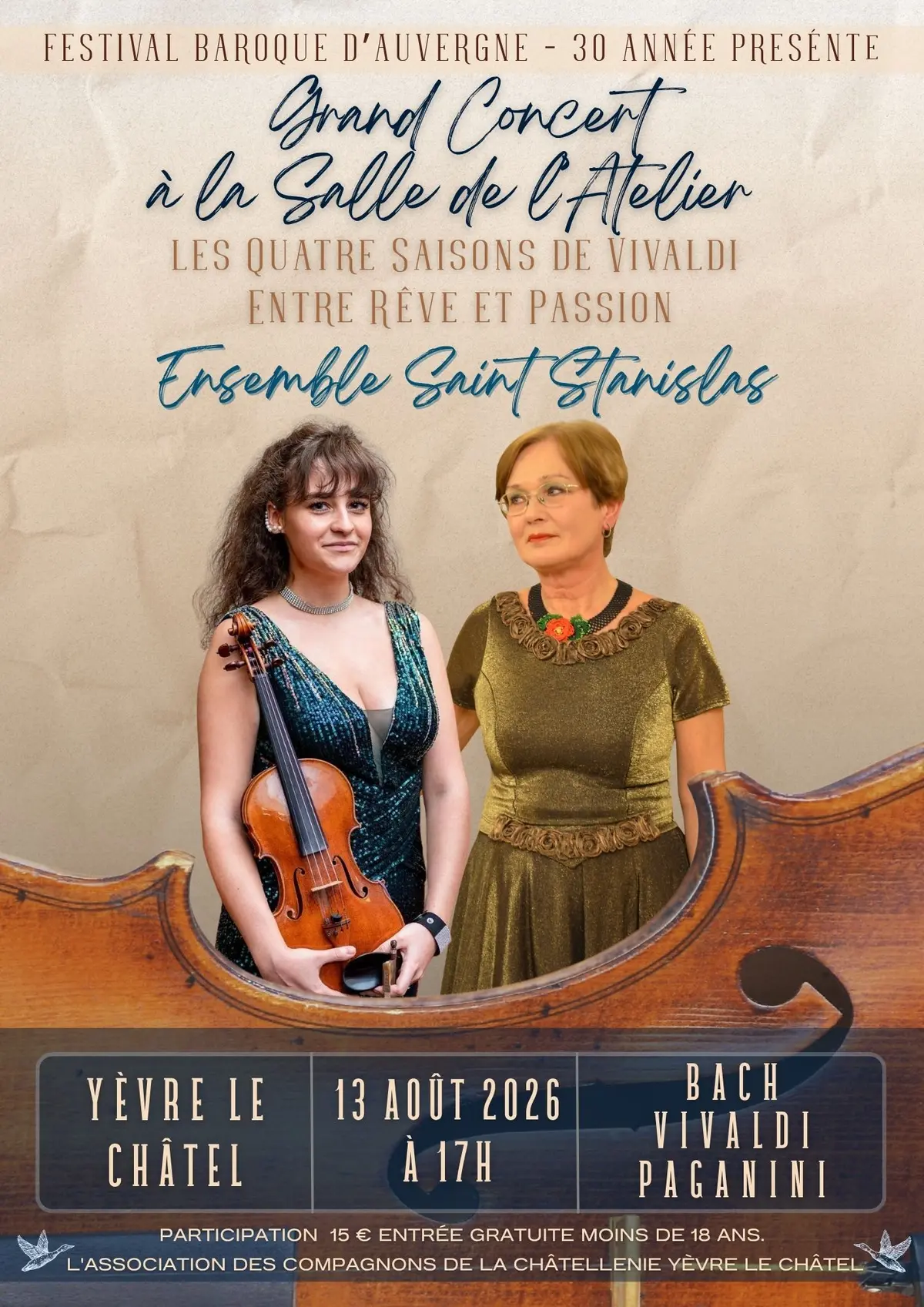 Autour du violon virtuos. Entre Rêve et Passion