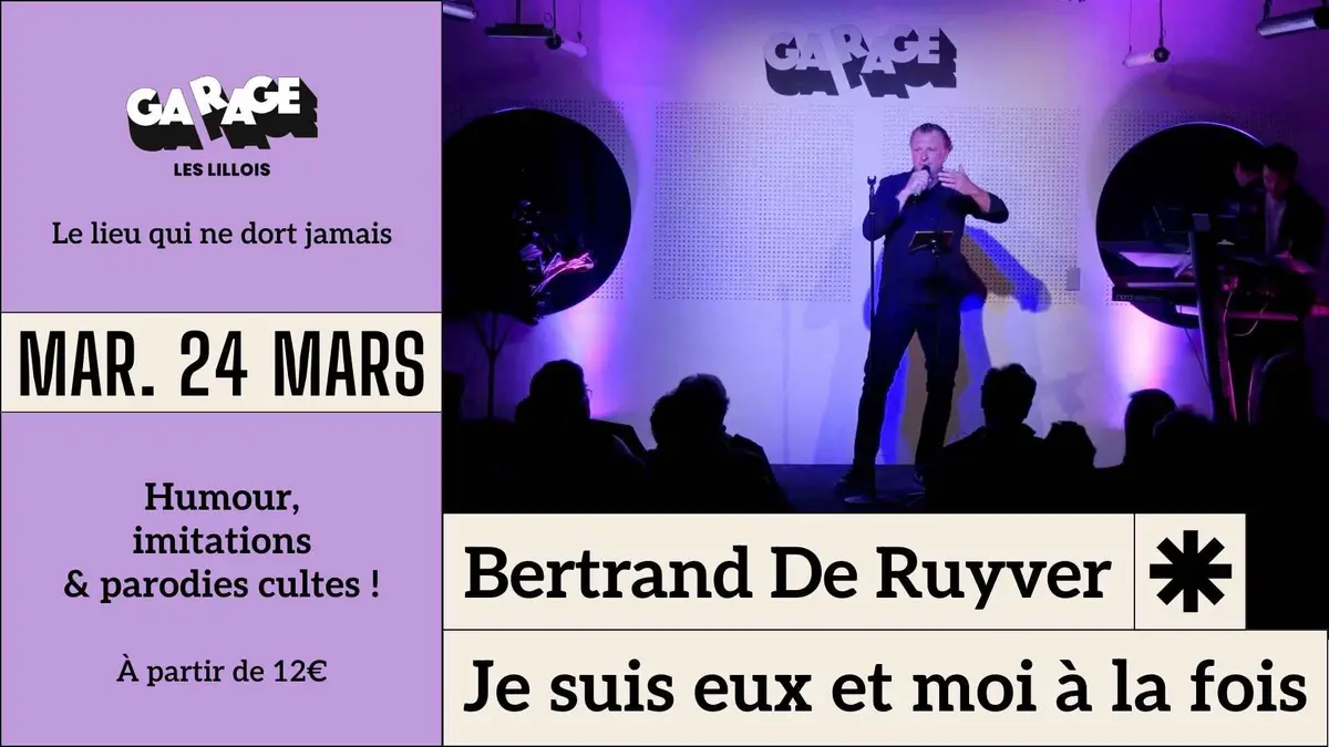 Bertrand De Ruyver revient sur scène !