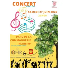 Concert d’été organisé par l’Orchestre d’Harmonie de Rixheim