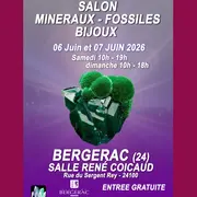 Salon minéraux, fossiles, bijoux de créateur.